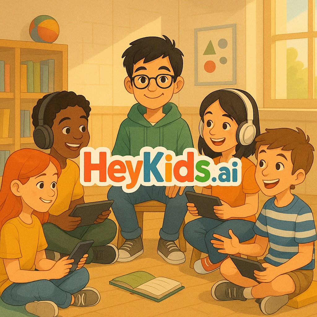 Children learning with AI